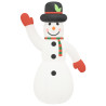 Boneco de neve inflável de Natal com LEDs 455 cm 4