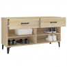 Mueble zapatero madera contrachapada roble Sonoma 102x35x55 cm 5