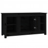 Mueble de TV de madera maciza de pino negro 103x36.5x52 cm 4