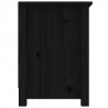 Mueble de TV de madera maciza de pino negro 103x36.5x52 cm 5