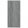 Aparador de madera contrachapada gris Sonoma 88x30x65 cm 5
