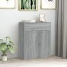 Aparador de madera contrachapada gris Sonoma 60x30x75 cm 1