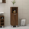 Armario de baño madera contrachapada roble marrón 30x30x95 cm 1