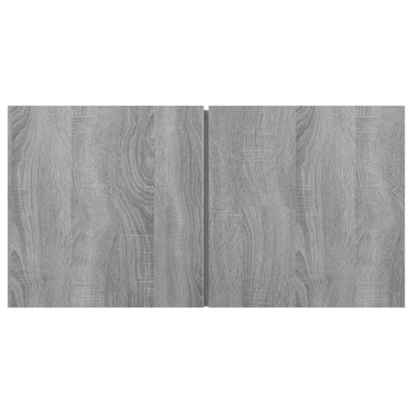 Móvel TV suspenso 2pcs 60x30x30cm derivado madeira cinza sonoma M 5