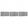 Muebles para TV colgantes 3 uds madera gris Sonoma 60x30x30 cm 2