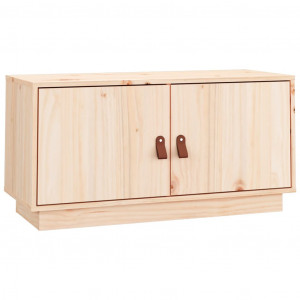 Mueble de TV de madera maciza de pino 80x34x40 cm H