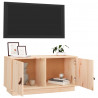 Mueble de TV de madera maciza de pino 80x34x40 cm 5