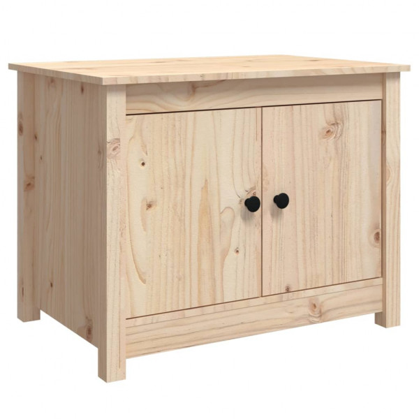 Mesa de centro de madera maciza de pino 71x49x55 cm M 2