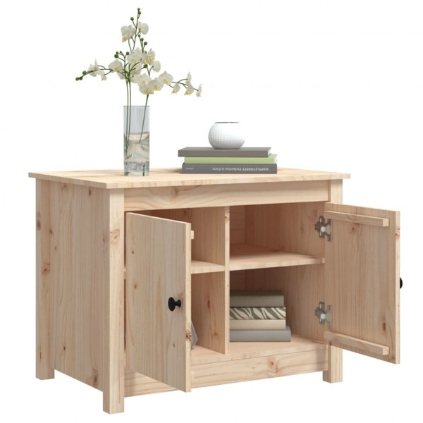 Mesa de centro de madera maciza de pino 71x49x55 cm M 5