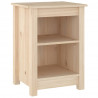 Mesitas de noche 2 uds madera maciza de pino 40x35x55 cm 3