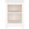 Mesas de cabeceira 2 pcs 40x35x55 cm pinho maciço branco 4