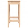 Cadeiras de bar 2 pcs 40x40x78 cm madeira de pinho maciça 4