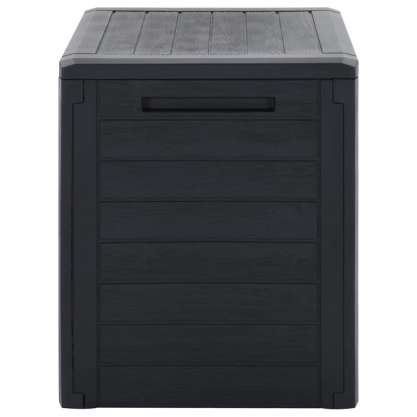 Caixa arrumação p/ jardim 58.5x46x55 cm polipropileno antracite M 3