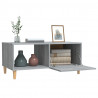 Mesa de centro madera contrachapada gris Sonoma 89.5x50x40 cm 4