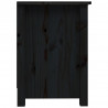 Mueble de TV de madera maciza de pino negro 103x36.5x52 cm 5
