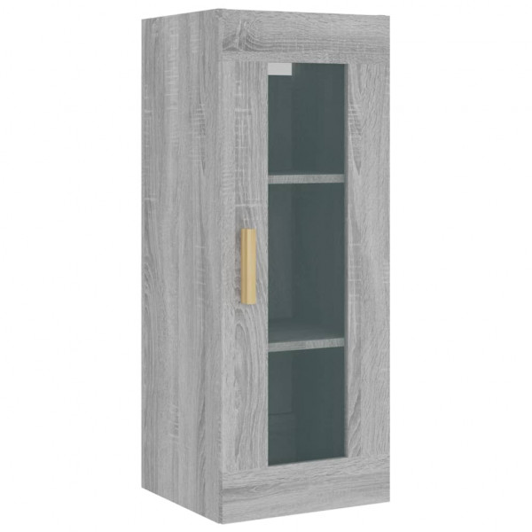 Armario de pared colgante gris Sonoma 34.5x34x90 cm M 2