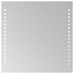 Espelho de banheiro com LED 30x30 cm H