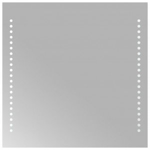 Espelho de banheiro com LED 40x40 cm H