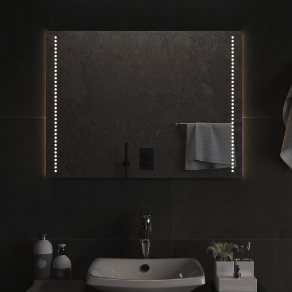 Espejo de baño con LED 80x60 cm D