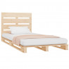 Estructura de cama madera maciza de pino 100x200 cm 4