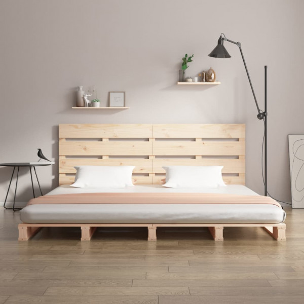Estructura de cama madera maciza de pino 120x200 cm M 3