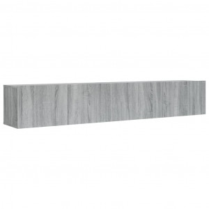 Set de muebles para TV 2 pzas madera contrachapada gris Sonoma H