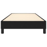 Estrutura de cama sem colchão 80x200 cm tecido preto 5