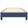 Estructura de cama box spring tela azul 80x200 cm 5