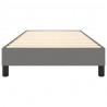 Estructura de cama box spring tela gris oscuro 90x190 cm 5
