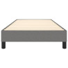 Estructura de cama box spring tela gris oscuro 90x200 cm 5
