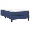 Estructura de cama box spring tela azul 90x200 cm 3