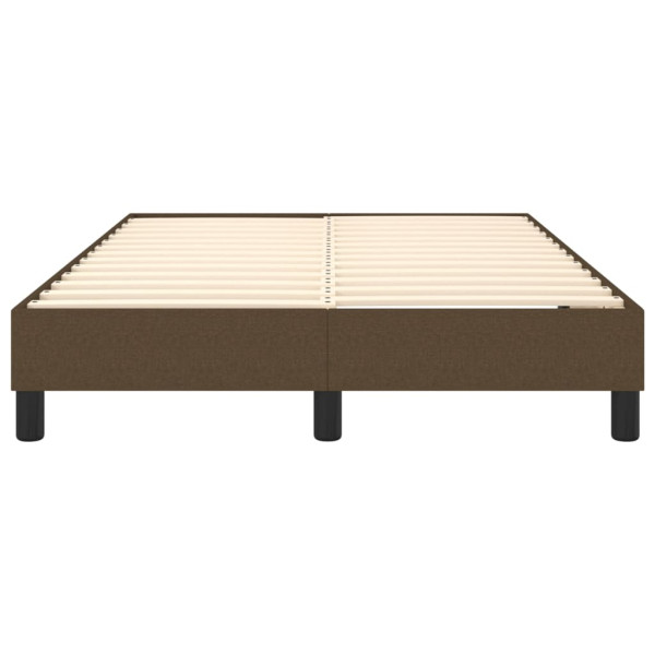 Estrutura de cama box spring tecido marrom 120x200 cm M 5