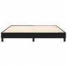 Estructura de cama box spring tela negro 160x200 cm 5