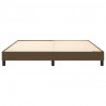 Estructura de cama box spring tela marrón 160x200 cm 5