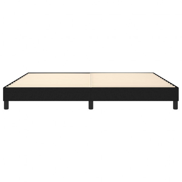 Estructura de cama box spring tela negro 200x200 cm M 5