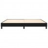 Estructura de cama box spring tela negro 200x200 cm 5