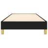 Estructura de cama box spring tela negro 90x190 cm 5