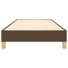 Estructura de cama box spring tela marrón 90x190 cm 5