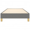 Estrutura de cama sem colchão 90x200 cm tecido cinzento-escuro 5
