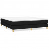 Estructura de cama box spring tela negro 180x200 cm 2