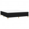 Estructura de cama box spring tela negro 180x200 cm 3