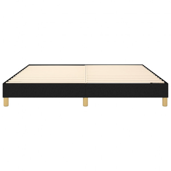 Estructura de cama box spring tela negro 180x200 cm M 5