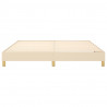 Estructura de cama box spring tela color crema 180x200 cm 5