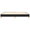 Estructura de cama box spring tela negro 200x200 cm 5