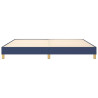 Estructura de cama box spring tela azul 200x200 cm 5