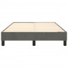 Estructura de cama box spring terciopelo gris oscuro 120x200 cm 5