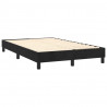 Estructura de cama box spring terciopelo negro 120x200 cm 4