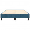 Estructura de cama box spring terciopelo azul oscuro 120x200 cm 5