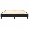 Estructura de cama box spring terciopelo negro 140x200 cm 5