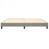 Estrutura de cama sem colchão 200x200 cm veludo cinzento-claro 5